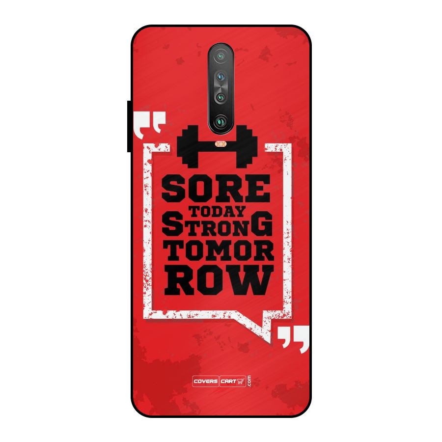 Stay Strong Metal Back Case for Poco X2