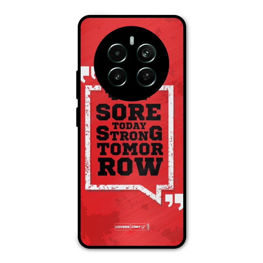 Stay Strong Metal Back Case for Realme 12 Pro Plus