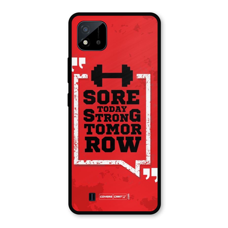 Stay Strong Metal Back Case for Realme C11 2021