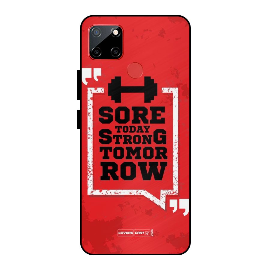 Stay Strong Metal Back Case for Realme C12