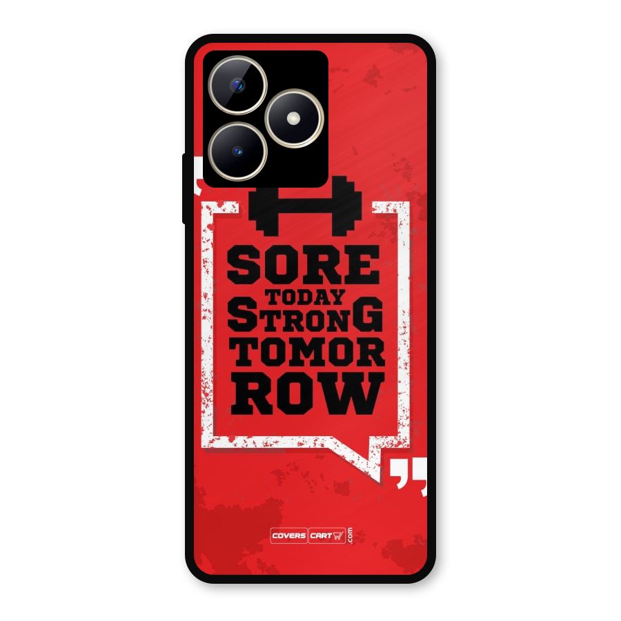 Stay Strong Metal Back Case for Realme C53