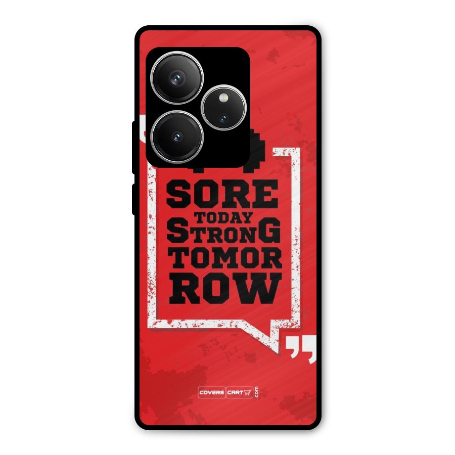 Stay Strong Metal Back Case for Realme GT 6