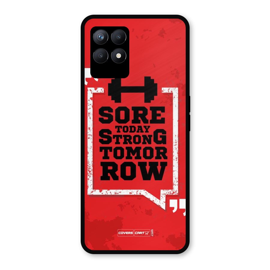 Stay Strong Metal Back Case for Realme Narzo 50