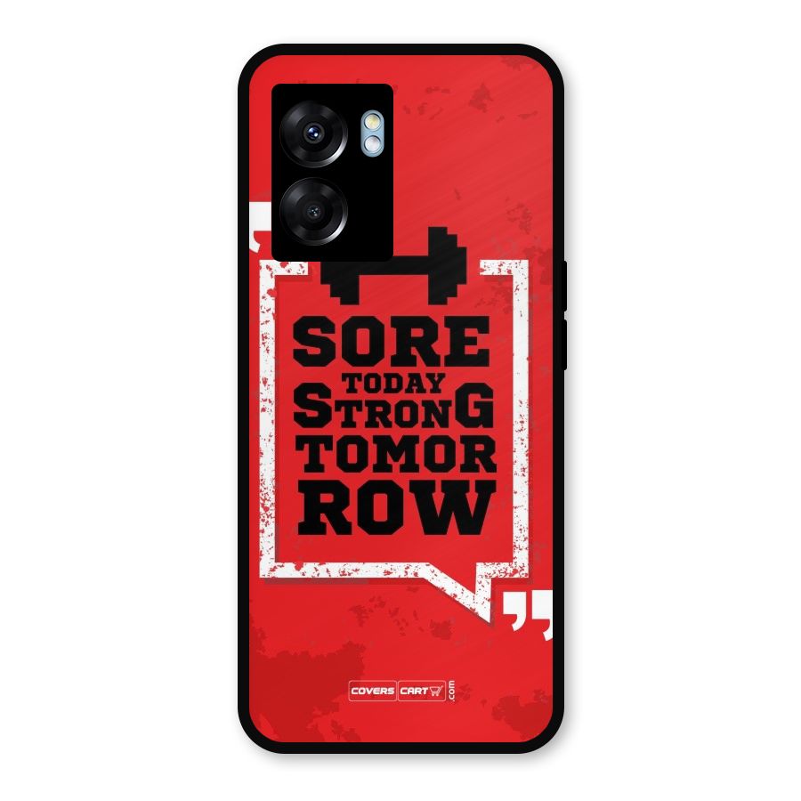Stay Strong Metal Back Case for Realme Narzo 50 5G