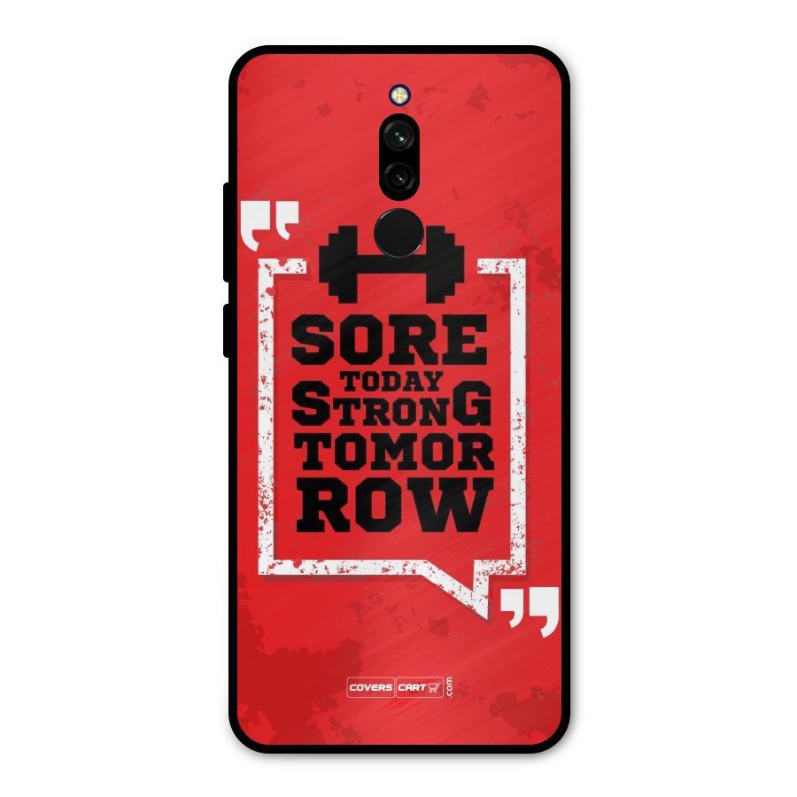 Stay Strong Metal Back Case for Redmi 8