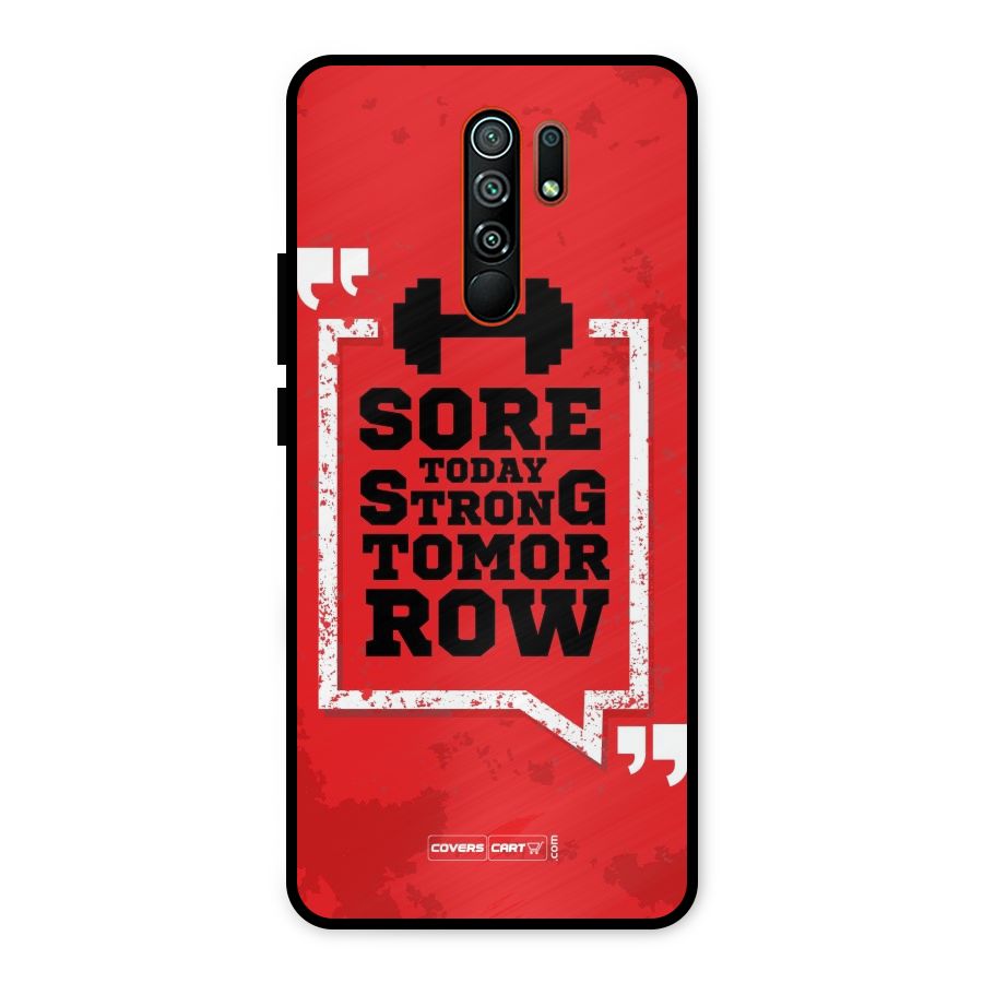 Stay Strong Metal Back Case for Redmi 9 Prime