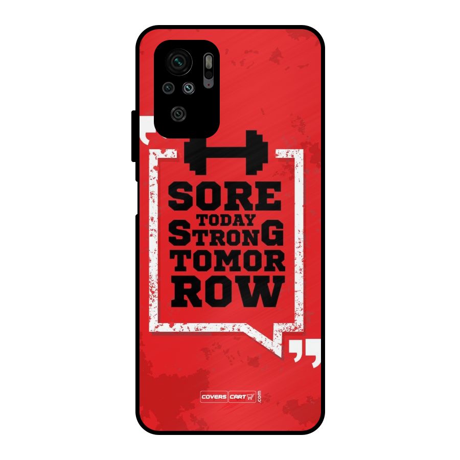 Stay Strong Metal Back Case for Redmi Note 10S