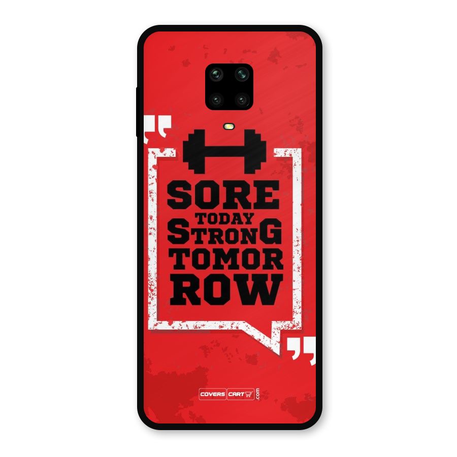 Stay Strong Metal Back Case for Redmi Note 10 Lite