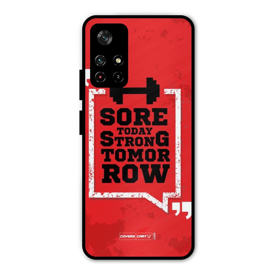 Stay Strong Metal Back Case for Redmi Note 11T 5G
