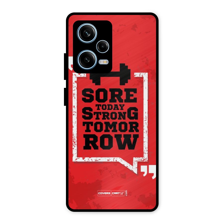 Stay Strong Metal Back Case for Redmi Note 12 Pro