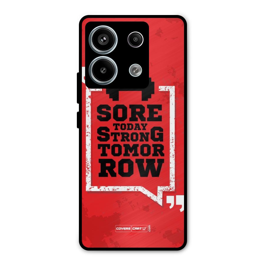 Stay Strong Metal Back Case for Redmi Note 13 Pro 5G