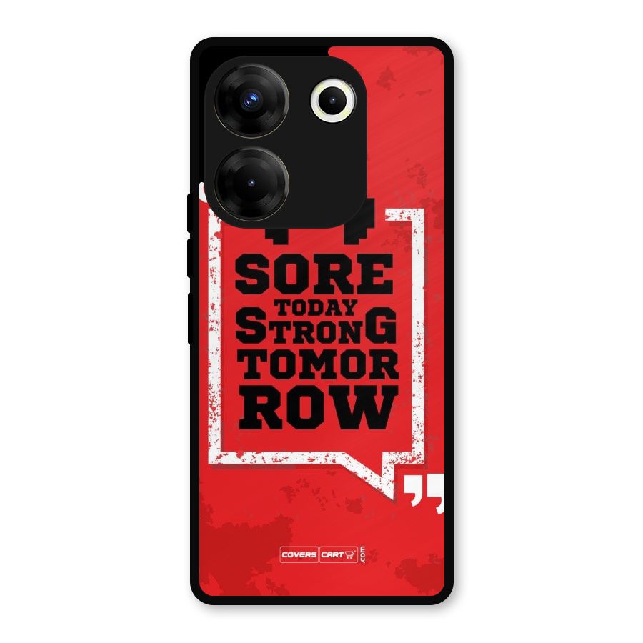 Stay Strong Metal Back Case for Tecno Camon 20 Pro