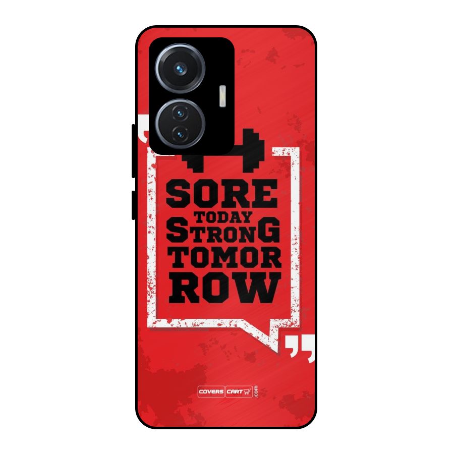 Stay Strong Metal Back Case for Vivo T1 44W