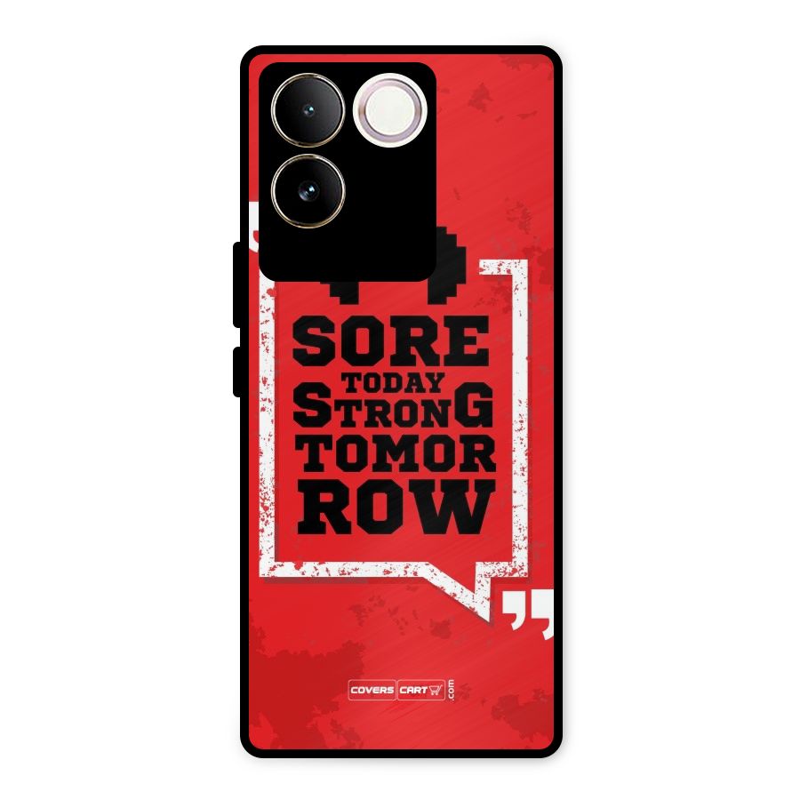 Stay Strong Metal Back Case for Vivo T2 Pro