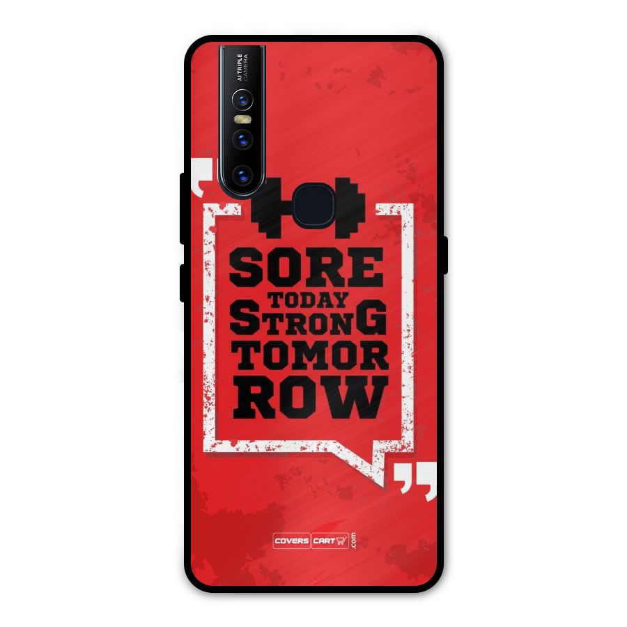 Stay Strong Metal Back Case for Vivo V15