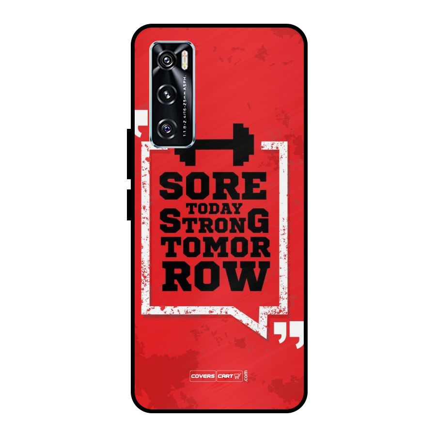 Stay Strong Metal Back Case for Vivo V20 SE