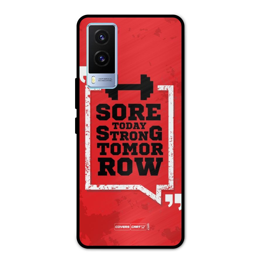 Stay Strong Metal Back Case for Vivo V21e 5G