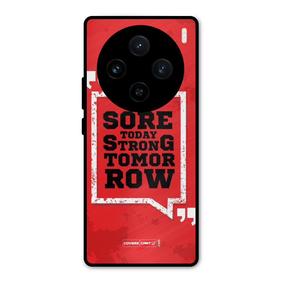 Stay Strong Metal Back Case for Vivo X100