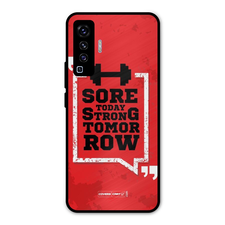 Stay Strong Metal Back Case for Vivo X50
