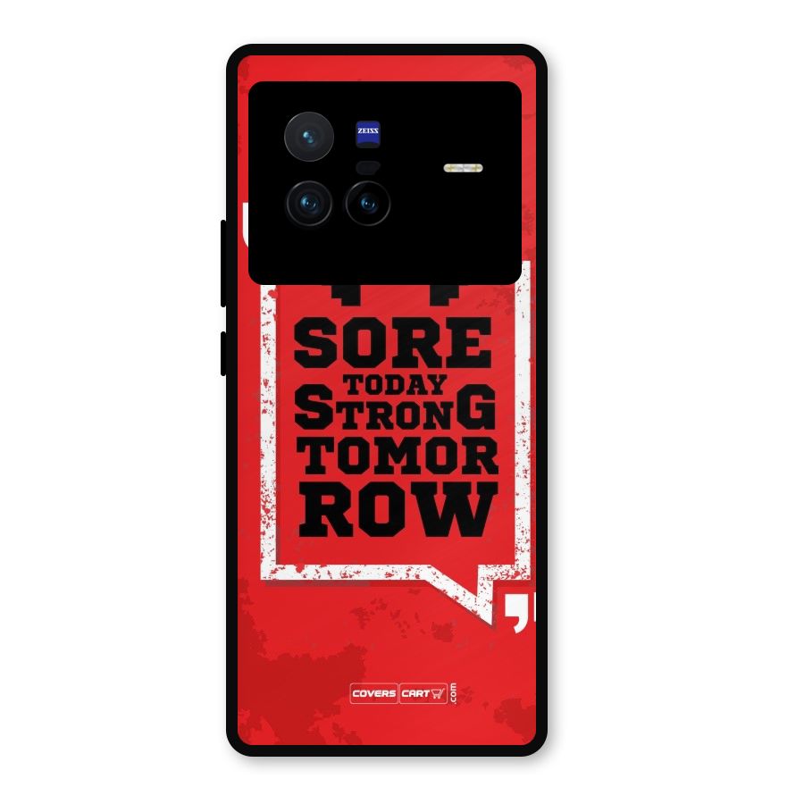 Stay Strong Metal Back Case for Vivo X80