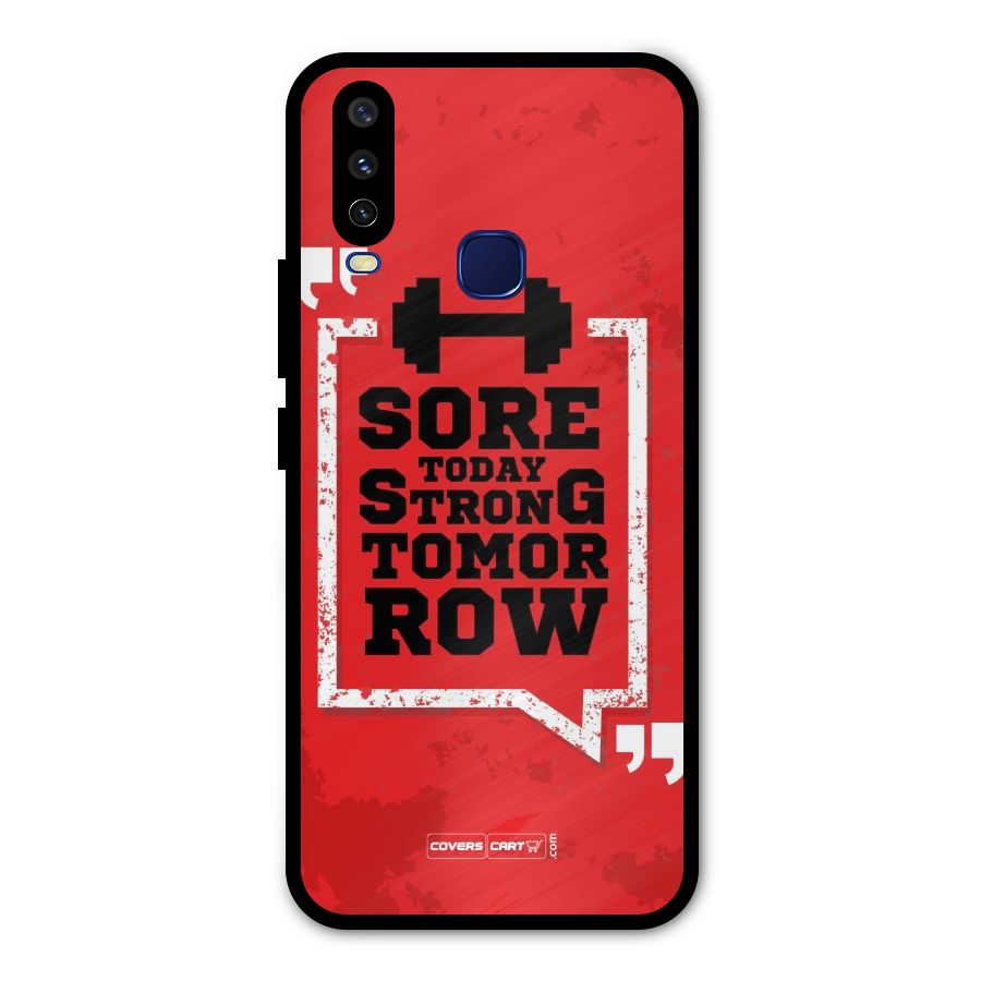 Stay Strong Metal Back Case for Vivo Y12