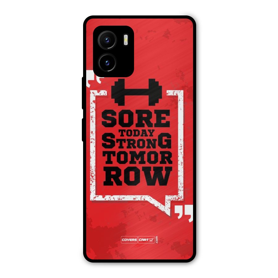 Stay Strong Metal Back Case for Vivo Y15s