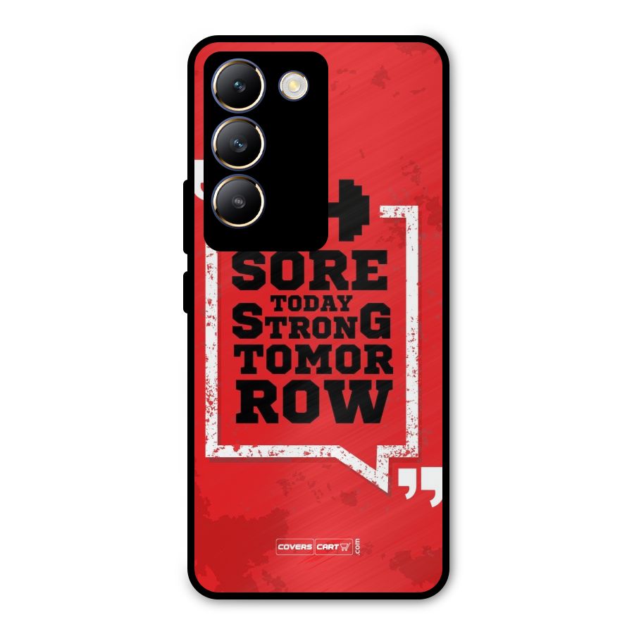 Stay Strong Metal Back Case for Vivo Y200e