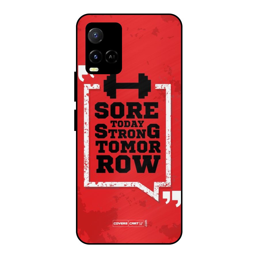 Stay Strong Metal Back Case for Vivo Y21