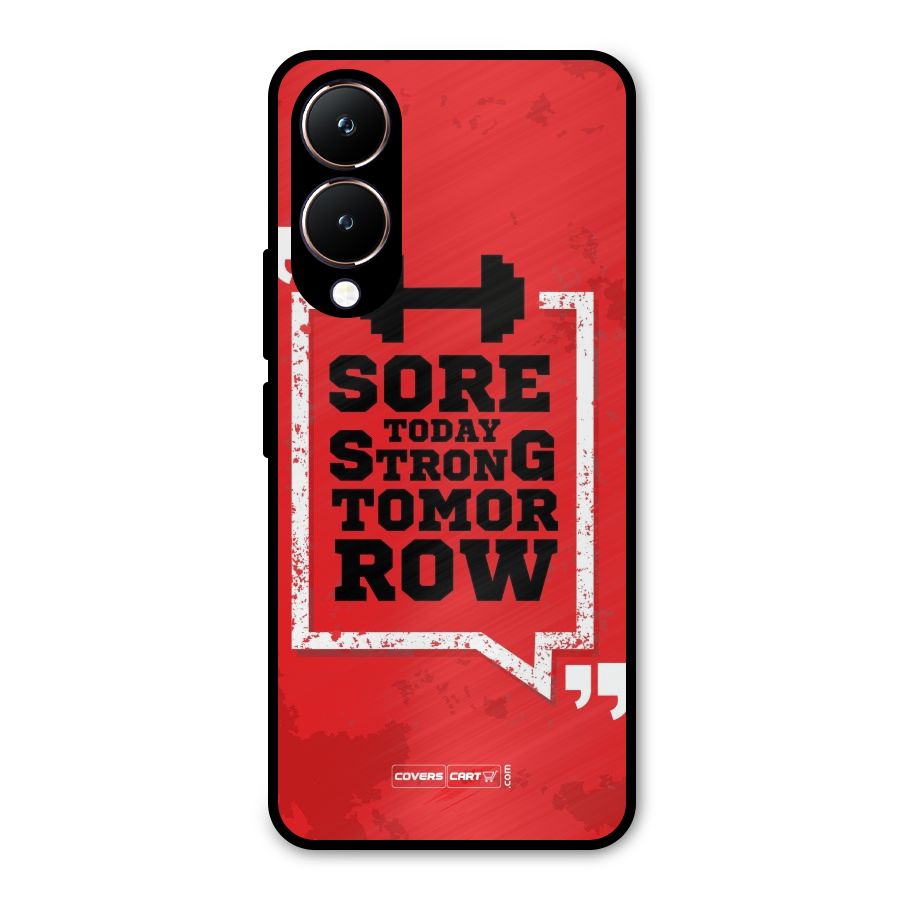 Stay Strong Metal Back Case for Vivo Y28