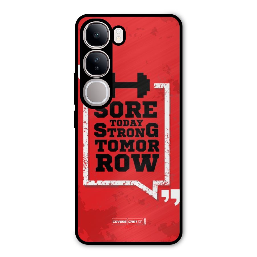Stay Strong Metal Back Case for Vivo Y300