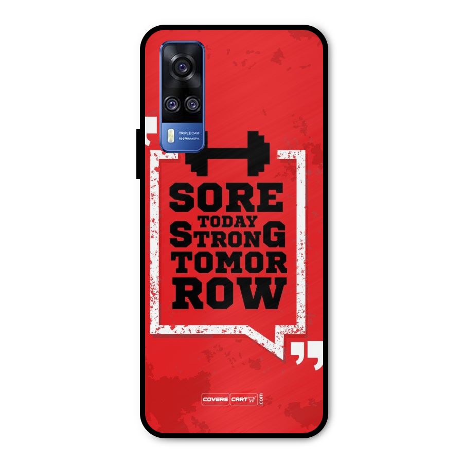 Stay Strong Metal Back Case for Vivo Y51A