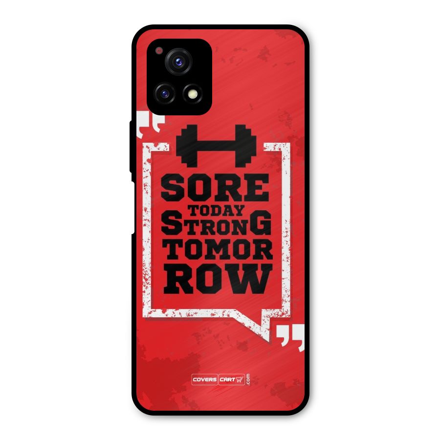 Stay Strong Metal Back Case for Vivo Y72 5G