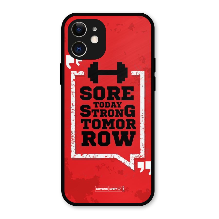 Stay Strong Metal Back Case for iPhone 12