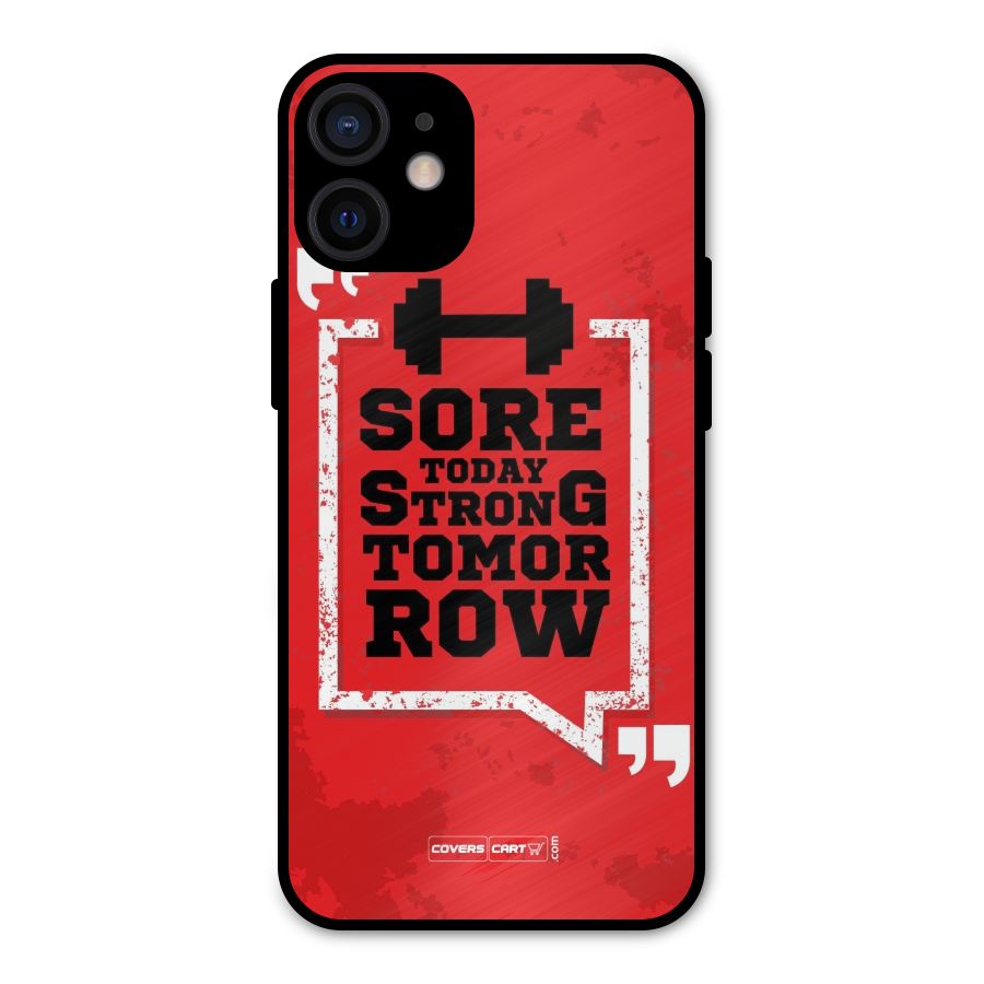 Stay Strong Metal Back Case for iPhone 12 Mini