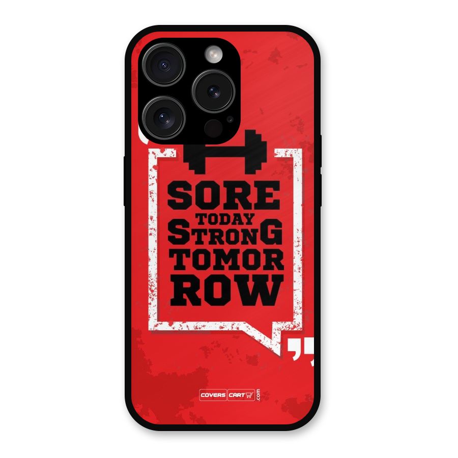 Stay Strong Metal Back Case for iPhone 15 Pro