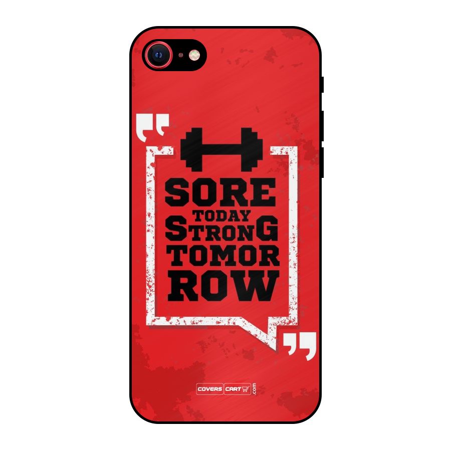 Stay Strong Metal Back Case for iPhone 8