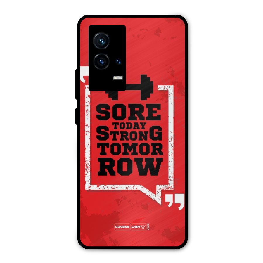 Stay Strong Metal Back Case for iQOO 9 5G