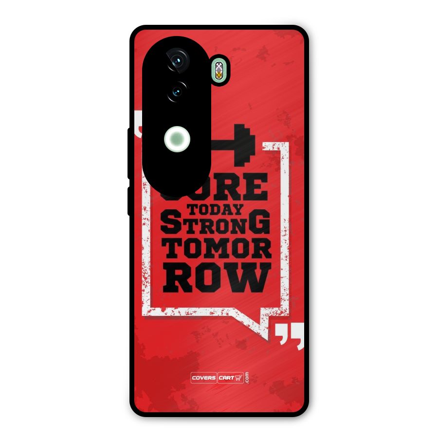 Stay Strong Metal Back Case for iQOO Z9s