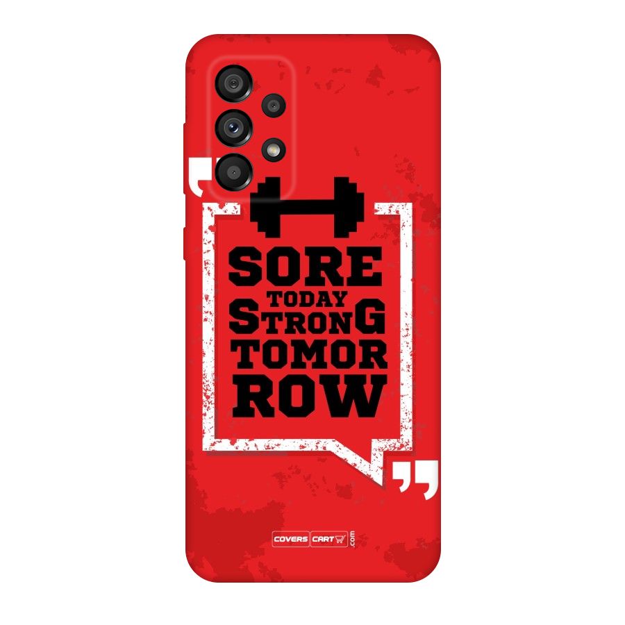 Stay Strong Original Polycarbonate Back Case for Galaxy A73 5G