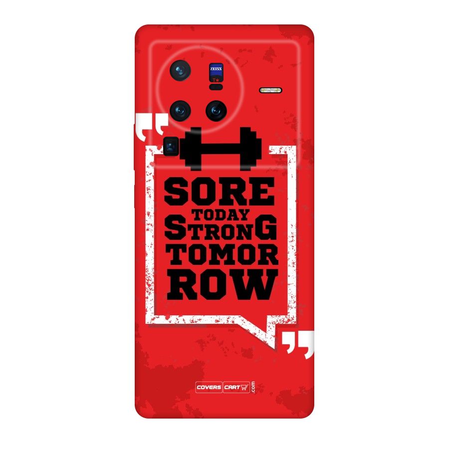 Stay Strong Original Polycarbonate Back Case for Vivo X80