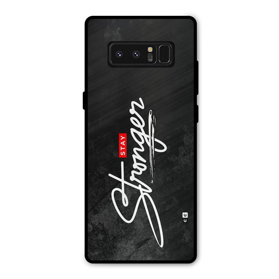 Stay Stronger Metal Back Case for Galaxy Note 8