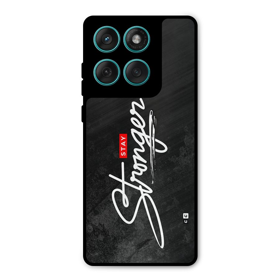 Stay Stronger Metal Back Case for Motorola Edge 60