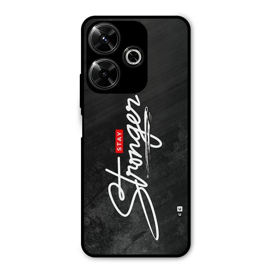Stay Stronger Metal Back Case for Poco M6 Plus