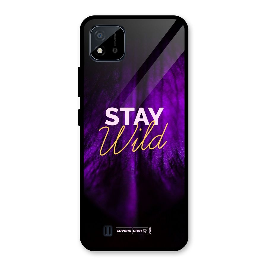 Stay Wild Glass Back Case for Realme C11 2021