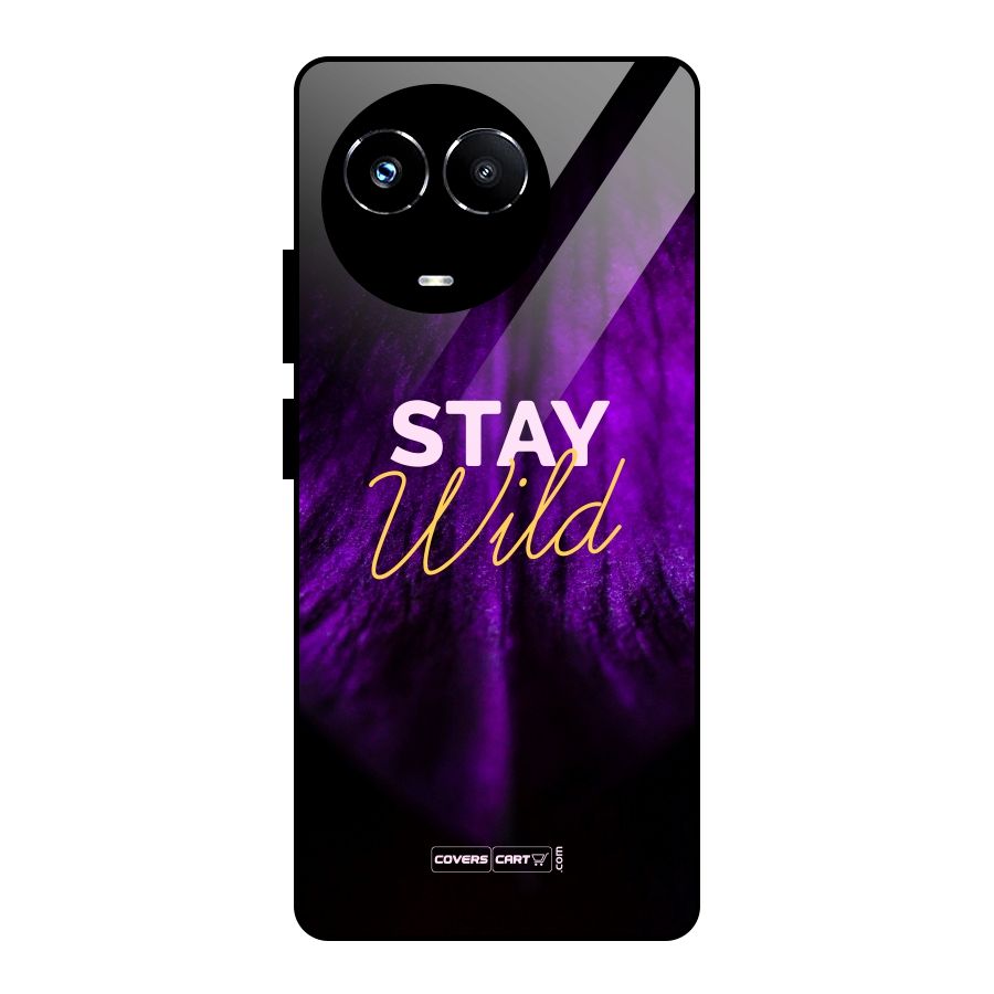 Stay Wild Glass Back Case for Realme Narzo 60X