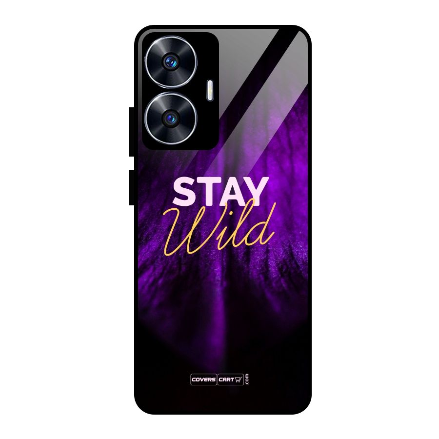 Stay Wild Glass Back Case for Realme Narzo N55