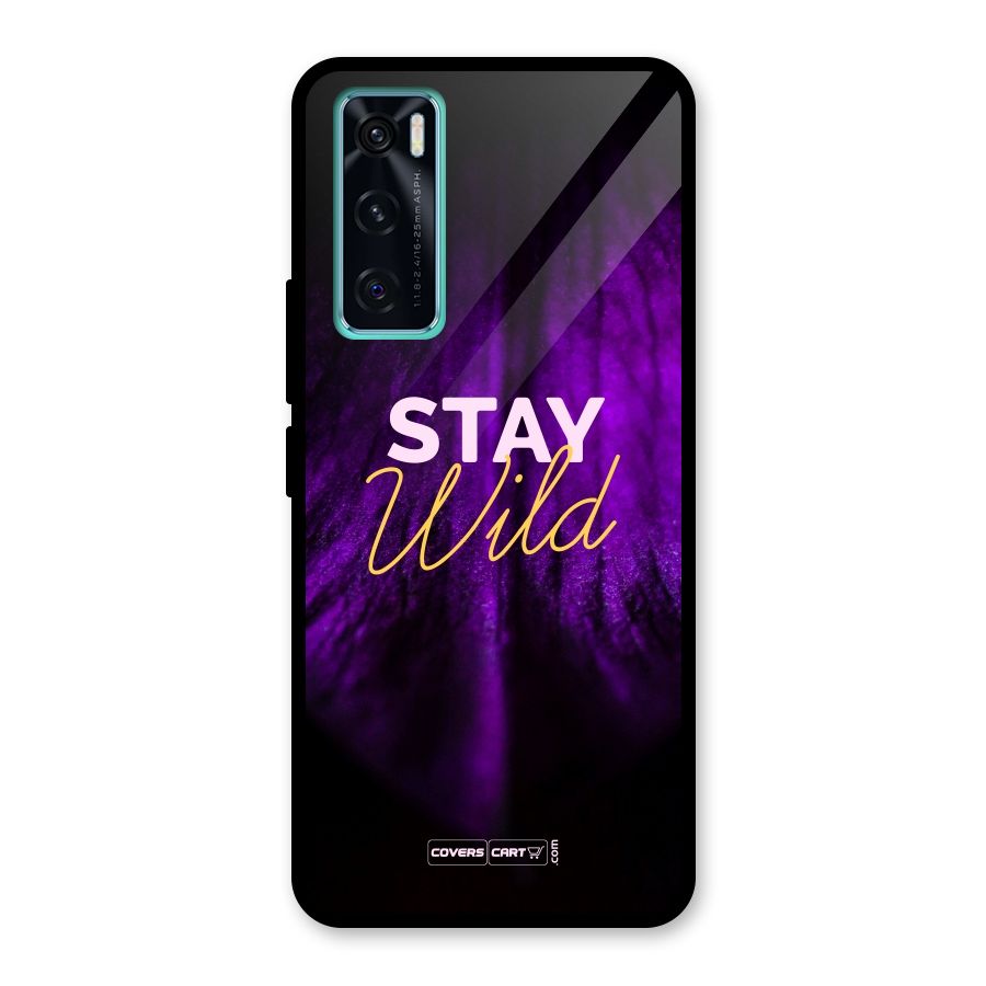 Stay Wild Glass Back Case for Vivo V20 SE