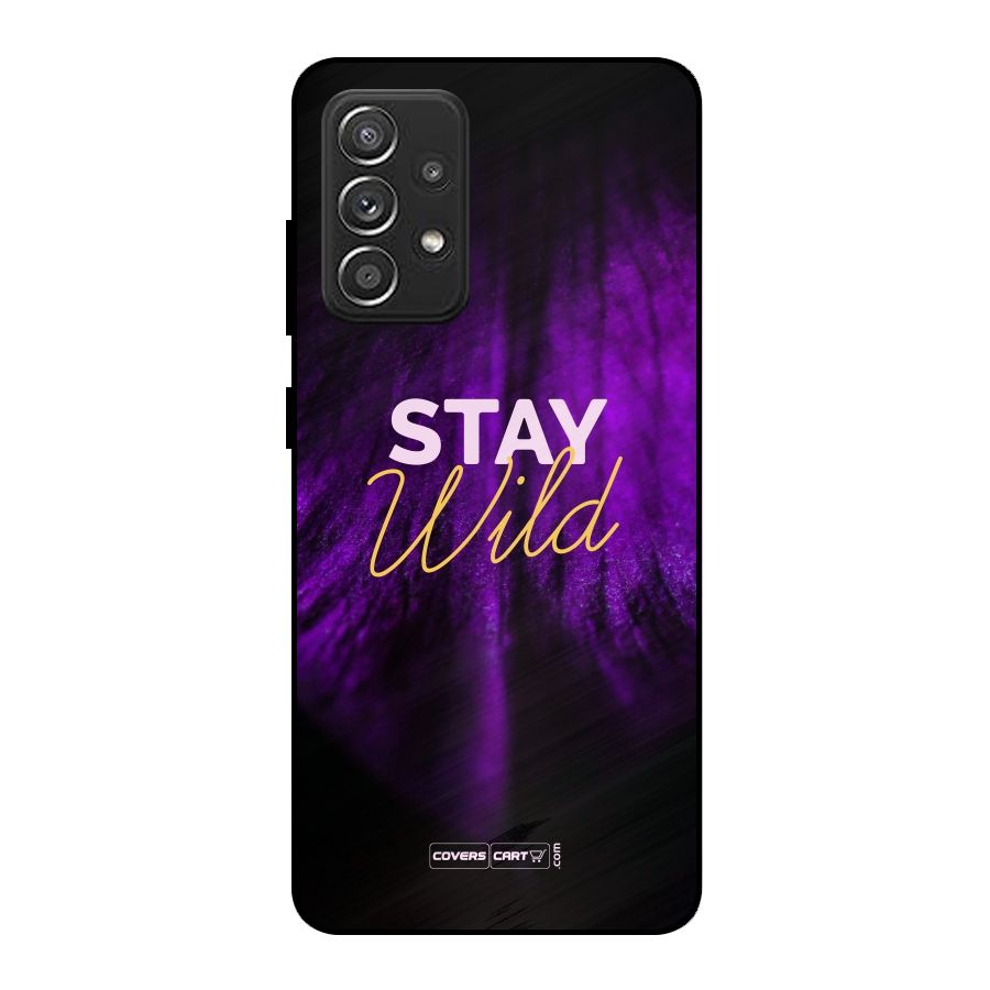 Stay Wild Metal Back Case for Galaxy A52s 5G