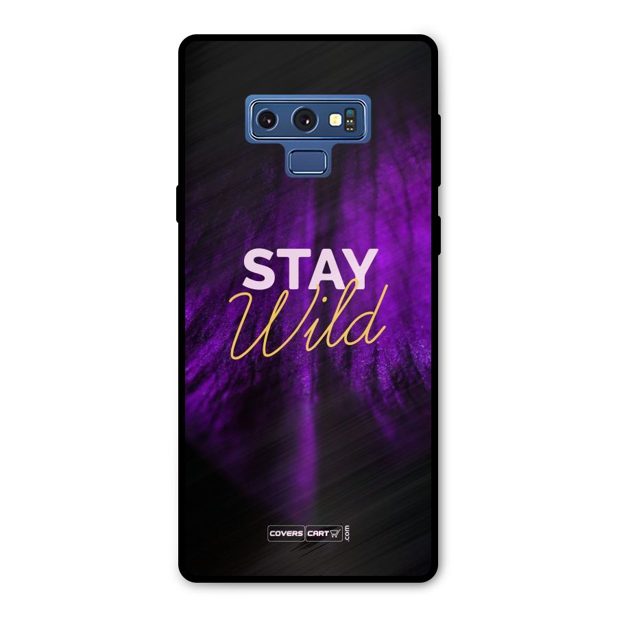 Stay Wild Metal Back Case for Galaxy Note 9