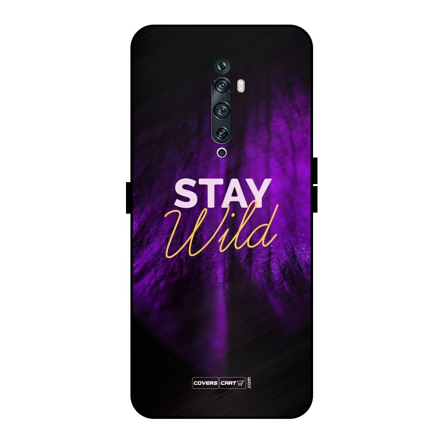 Stay Wild Metal Back Case for Oppo Reno2 F